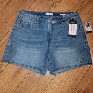 Sofia Lila Mid Rise Jean Shorts sz 10